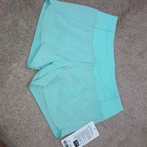 Lululemon turquoise blue athletic shorts!